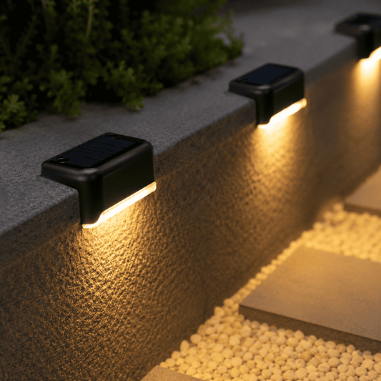 Dorek - Solar Outdoor Step Light IP44 8-10h Warm or Cool White