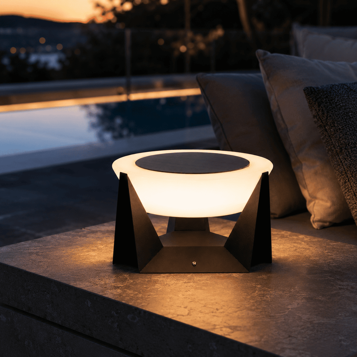 LandMark - Solar Garden Path Runway Light Weatherproof 30cm