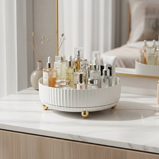 360° Rotating Organizer - Space-Saving Turntable for Home & Office