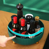 360° Rotating Organizer - Space-Saving Turntable for Home & Office