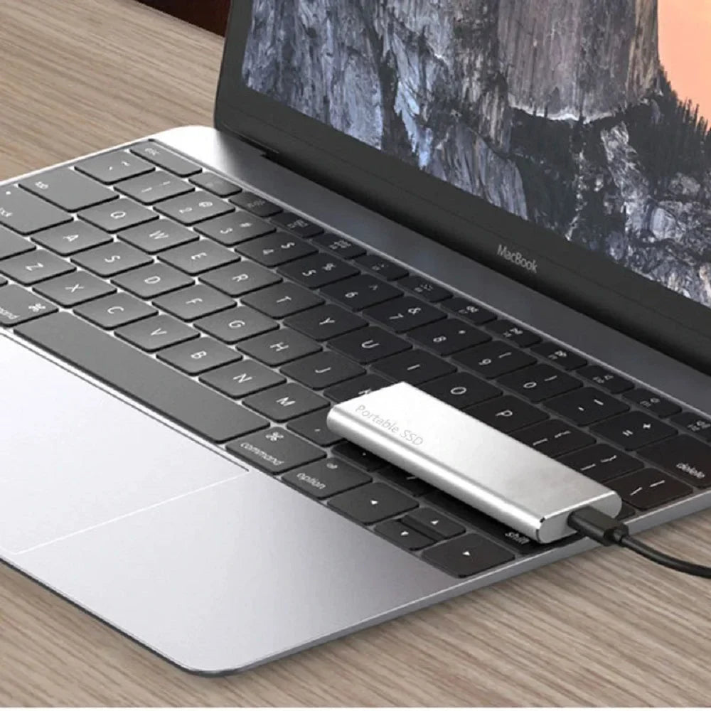 4TB USB-C External Hard Drive - Portable Storage for Mac & PC