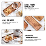 AcaciaEdge - Large Acacia Wood Cutting Board with Juice Grooves