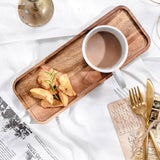 AcaciaEdge - Large Acacia Wood Cutting Board with Juice Grooves