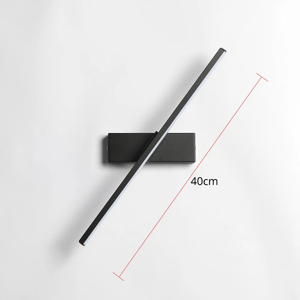 Adjustable LED Wall Light - 330° Swivel Wall Lamp for Bathroom & Home Use