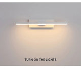 Adjustable LED Wall Light - 330° Swivel Wall Lamp for Bathroom & Home Use