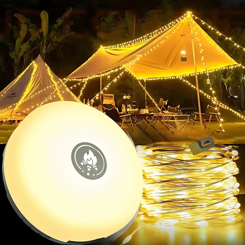AdventurePro - 4-in-1 Retractable Camp Light with Magnetic Attachments