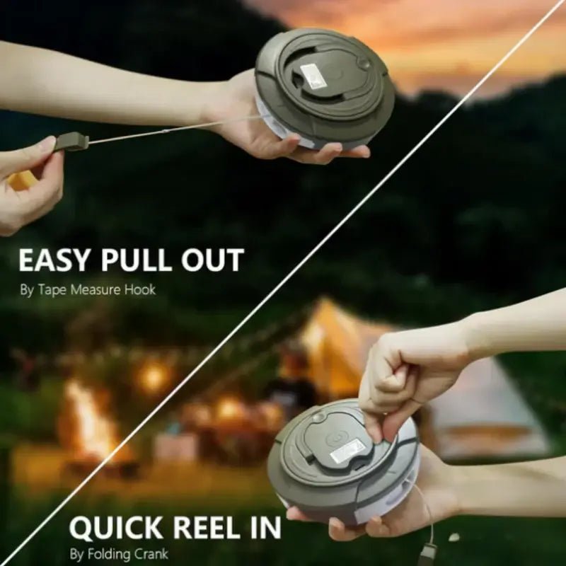 AdventurePro - 4-in-1 Retractable Camp Light with Magnetic Attachments