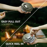 AdventurePro - 4-in-1 Retractable Camp Light with Magnetic Attachments