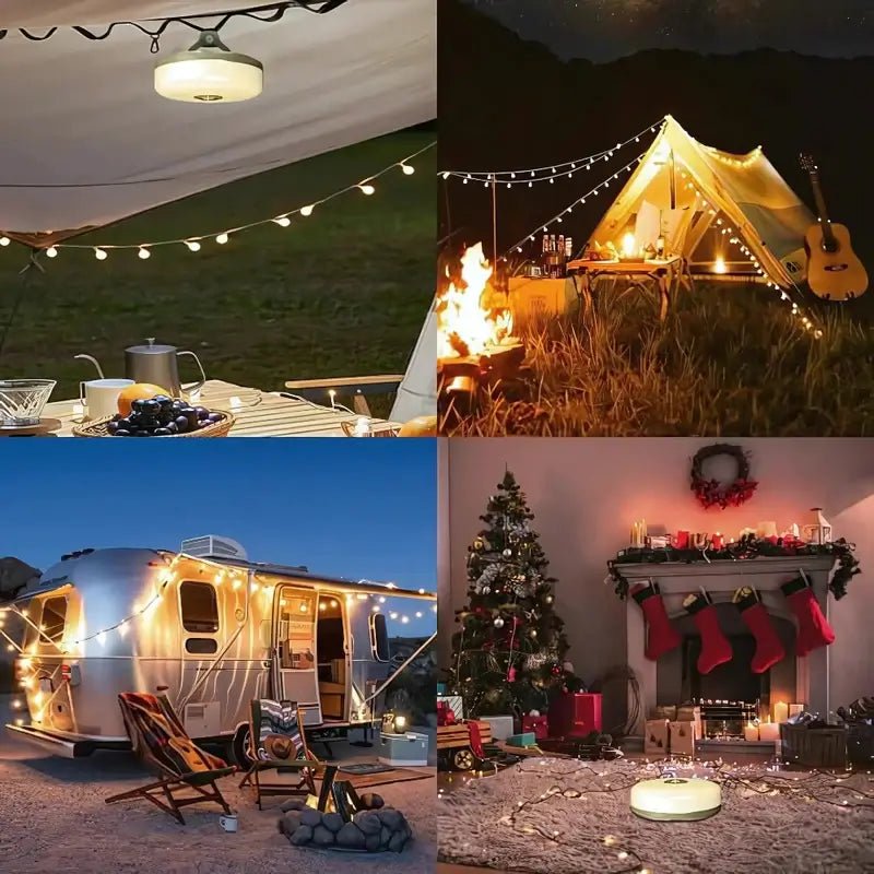 AdventurePro - 4-in-1 Retractable Camp Light with Magnetic Attachments
