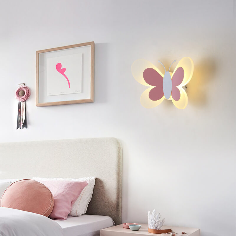 AeroLume Butterfly Wall Light - Unique LED Sconce Lamp for Home Decor
