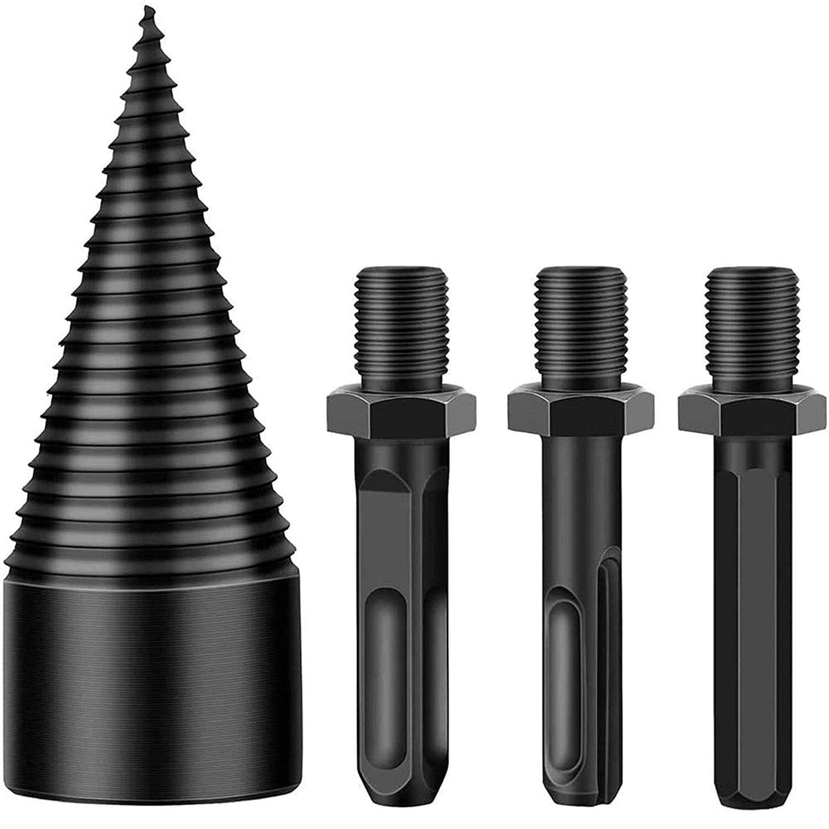 Ahede Firewood Drill Bit - Efficient Wood Splitting Tool