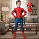 Arachnid Hero - Full Body Superhero Costume with Mask for Kids & Adults