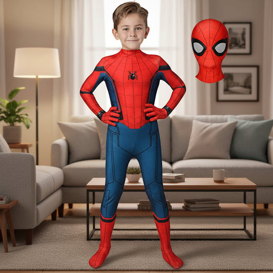 Arachnid Hero - Full Body Superhero Costume with Mask for Kids & Adults