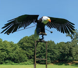 Artistic Metal Bird Wind Generator - Unique Garden Decor Ornaments