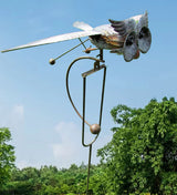 Artistic Metal Bird Wind Generator - Unique Garden Decor Ornaments