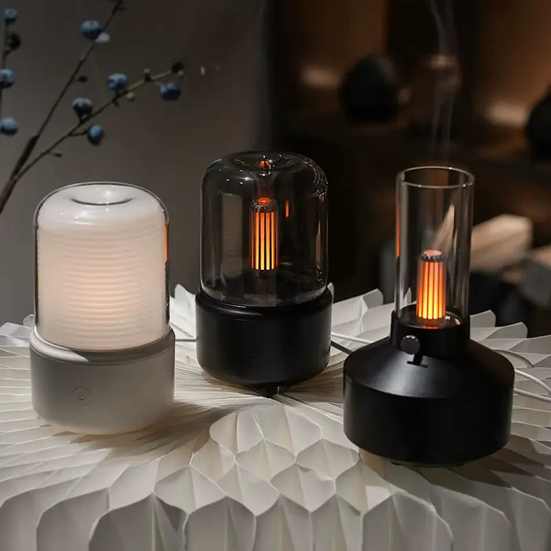 Atelier-Tibet - LED Flame Effect Essential Oil Diffuser