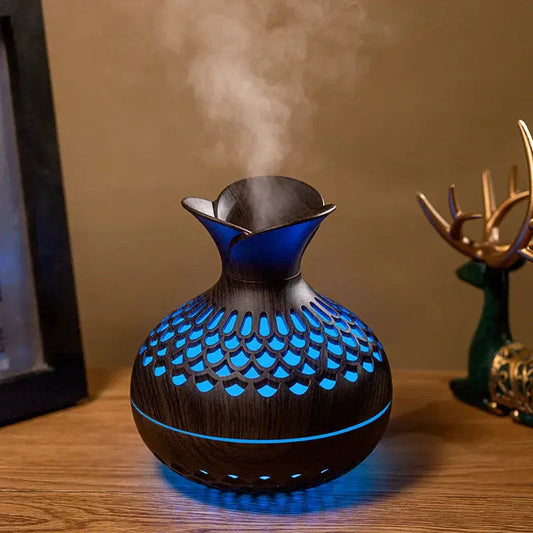 Atelier-Tibet - Woven Basket Ultrasonic Essential Oil Diffuser