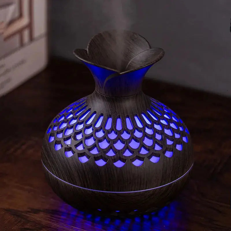 Atelier-Tibet - Woven Basket Ultrasonic Essential Oil Diffuser