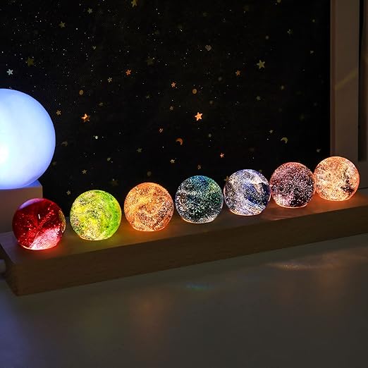 AuraGlow - Hypnotic Cosmic Lamp for Calming Ambiance