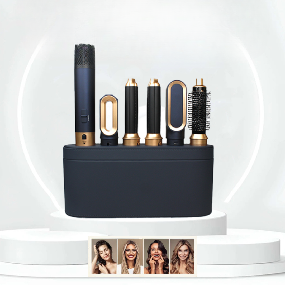 AuraStyle - 5-in-1 Ionic Hair Styler with Interchangeable Tips
