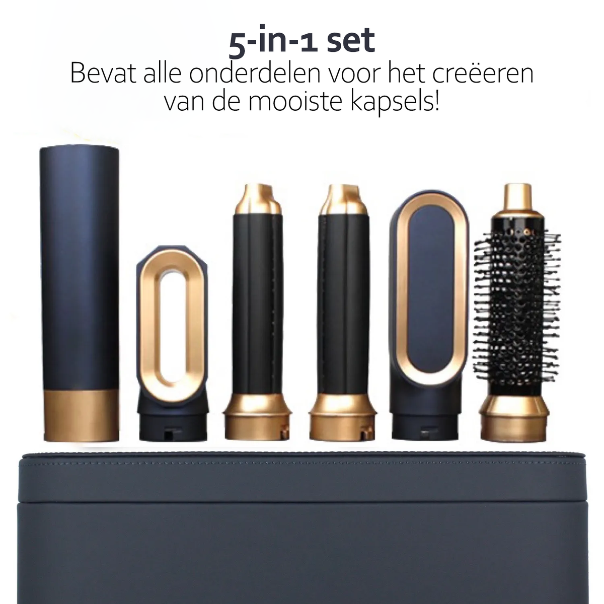 AuraStyle - 5-in-1 Ionic Hair Styler with Interchangeable Tips