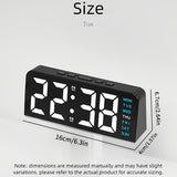 Aurora - Digital LED Alarm Clock with Ambient Light & Date Display