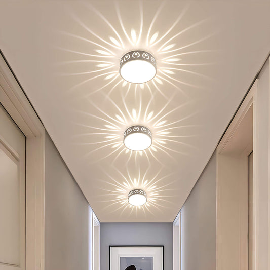 Aurora - LED Ceiling Lamp with Elegant Pattern Projection