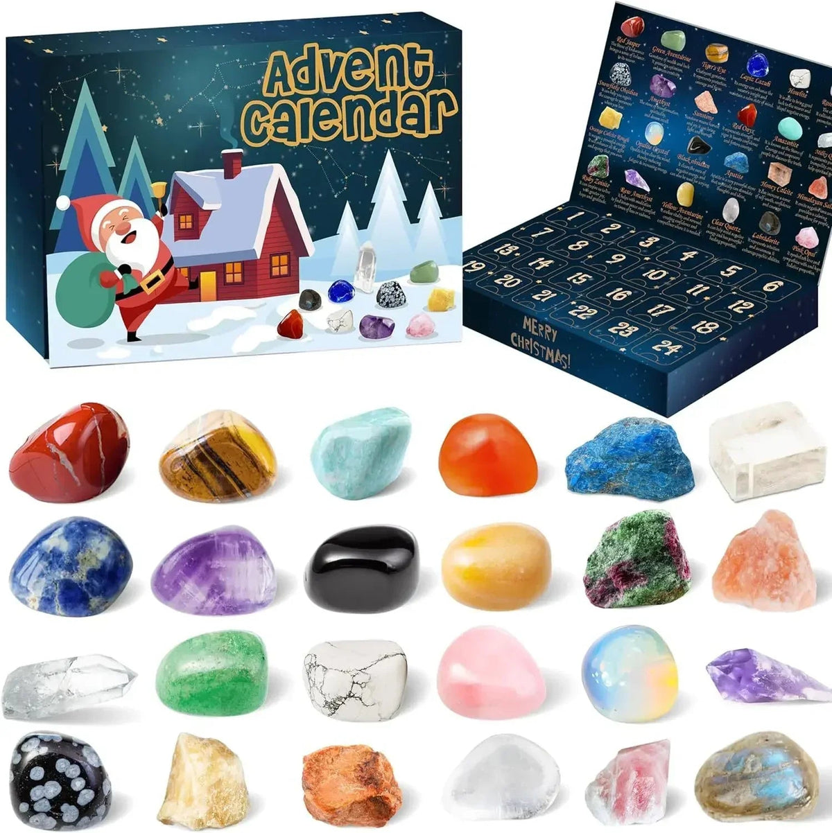 Ava - 24-Day Natural Crystal Advent Calendar