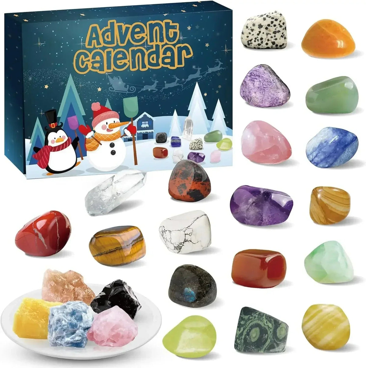 Ava - 24-Day Natural Crystal Advent Calendar