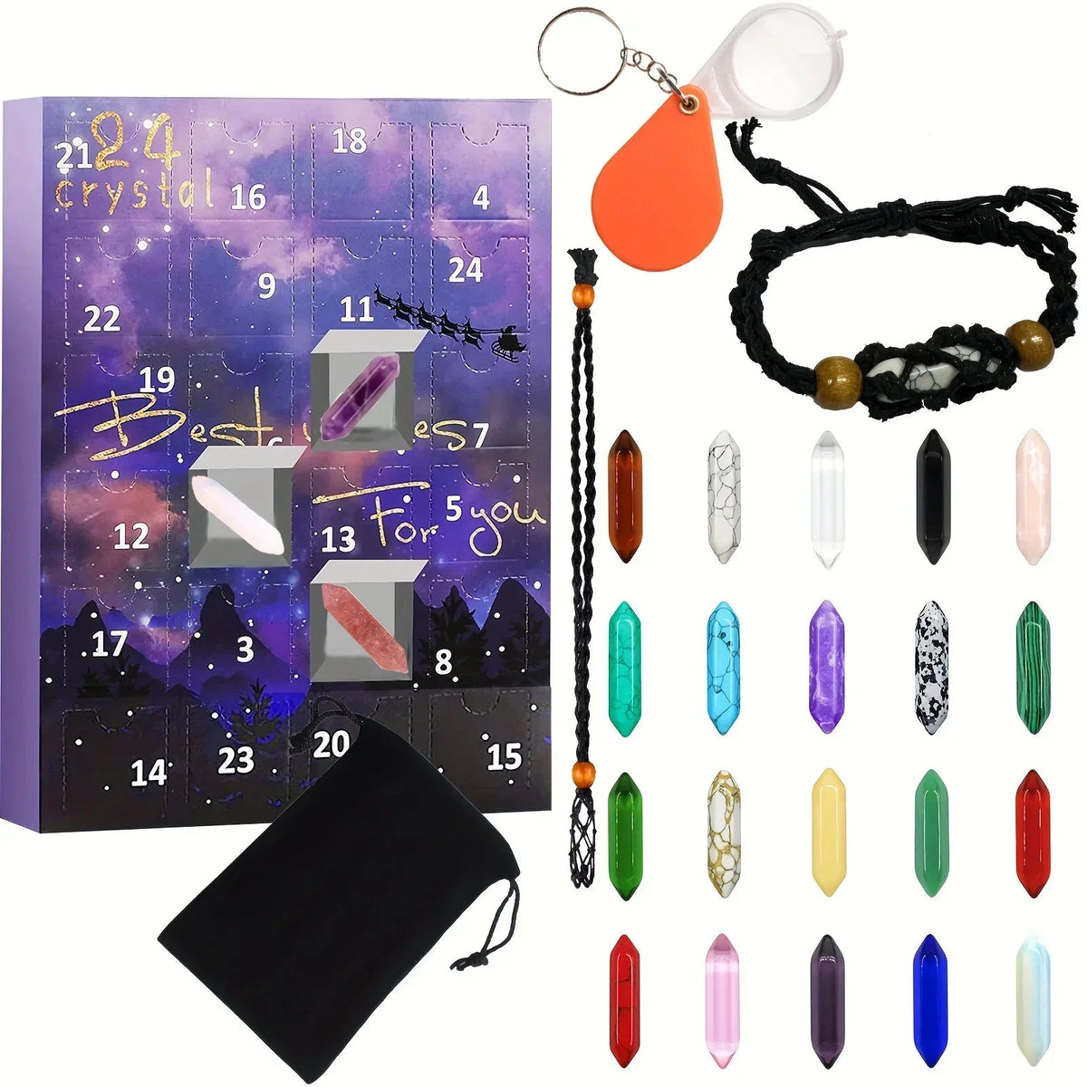 Ava - 24-Day Natural Crystal Advent Calendar