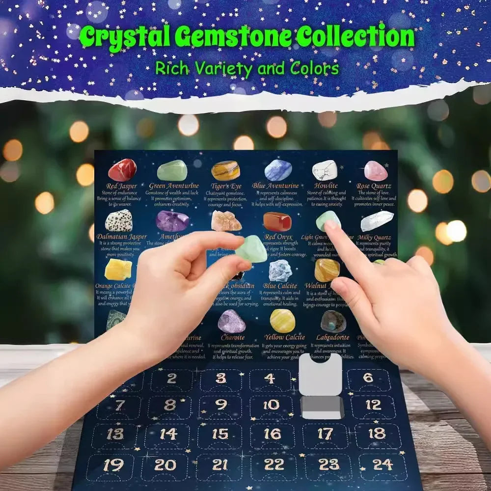 Ava - 24-Day Natural Crystal Advent Calendar