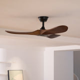 Aviona - Modern Wood Ceiling Fan with Remote Control, 6 Speeds