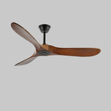 Aviona - Modern Wood Ceiling Fan with Remote Control, 6 Speeds