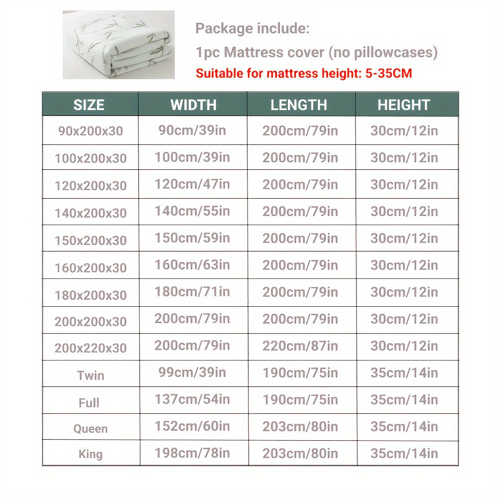 BambooCool - Cooling Mattress Protector for King Size Comfort