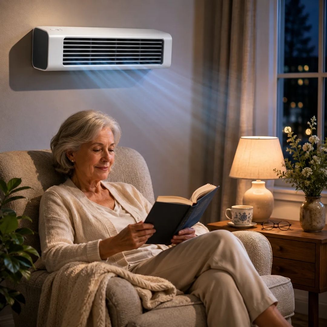 Bladeless Tower Fan with Remote - Adjustable Cooling Breeze