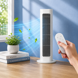 Bladeless Tower Fan with Remote - Adjustable Cooling Breeze
