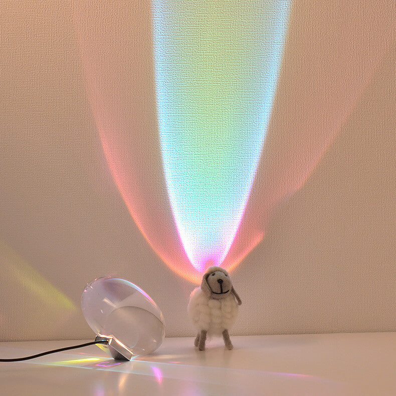 Creative Crystal Projection LED Table Lamp