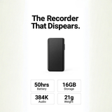 BowLift - Miniature Voice Recorder with HD Audio & 50-Hour Battery