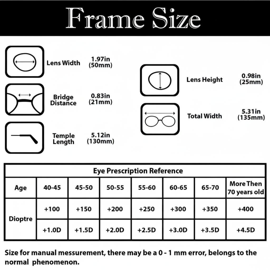 BowLift - Portable Folding Reading Glasses with Case