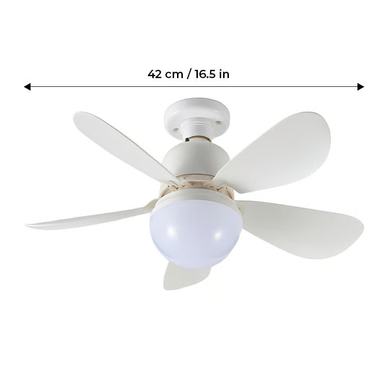 BreezeLux Modern Ceiling Fan with Adjustable Lights - Easy Installation