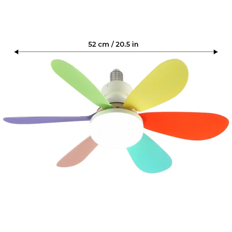 BreezeLux Modern Ceiling Fan with Adjustable Lights - Easy Installation