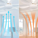 BreezeLux Modern Ceiling Fan with Adjustable Lights - Easy Installation