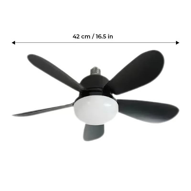 BreezeLux Modern Ceiling Fan with Adjustable Lights - Easy Installation