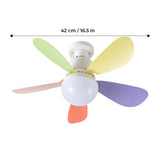 BreezeLux Modern Ceiling Fan with Adjustable Lights - Easy Installation