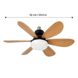 BreezeLux Modern Ceiling Fan with Adjustable Lights - Easy Installation