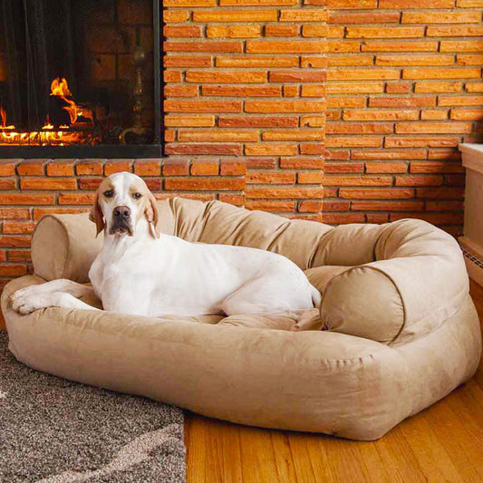 CalmPaw - Orthopedic Dog Sofa Bed with Extra Padding for Comfort