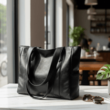 Chic Leather Shoulder Bag for Women - Retro Design & Spacious Storage