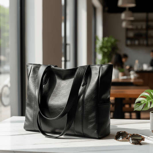 Chic Leather Shoulder Bag for Women - Retro Design & Spacious Storage