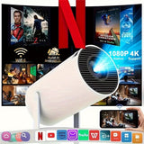 CinéLux Mini Projector - Full HD 1080p, WiFi & Bluetooth