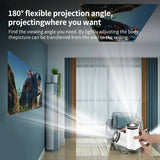 CinéLux Mini Projector - Full HD 1080p, WiFi & Bluetooth